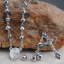 Crystal beads rosary